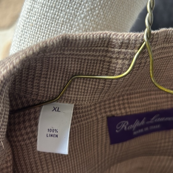 Ralph Lauren Purple Label XL Linen Shirt - Picture 4 of 4